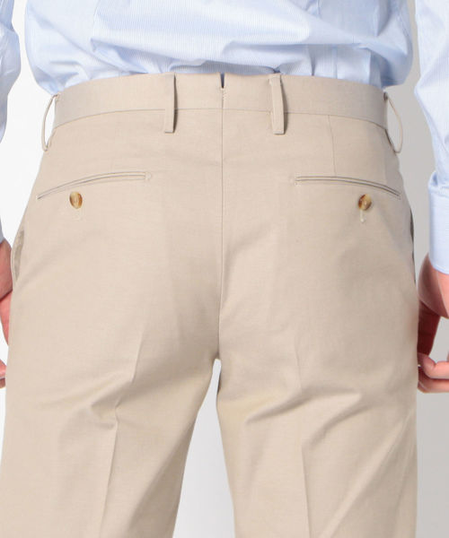 SHIPS（シップス）の「SD: バーズ・アイ ソリッド ノープリーツ パンツ（ライトブラウン）（その他パンツ・メンズ・ライトブラウン・44/46/48）」の7枚目の写真