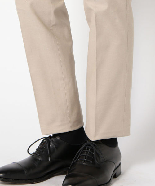 SHIPS（シップス）の「SD: バーズ・アイ ソリッド ノープリーツ パンツ（ライトブラウン）（その他パンツ・メンズ・ライトブラウン・44/46/48）」の8枚目の写真