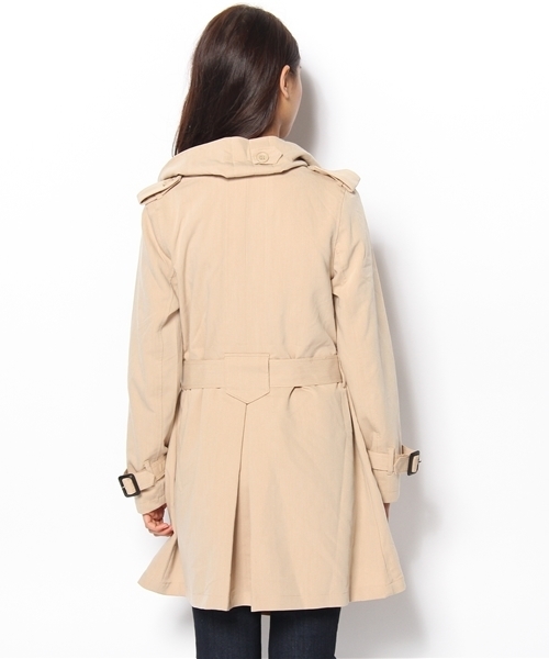 SLY LANG（スライラング）の「13Sドレープトレンチコート（トレンチコート・レディース・ライトパープル/ブラック/ベージュ/カーキ・FREE）」の7枚目の写真