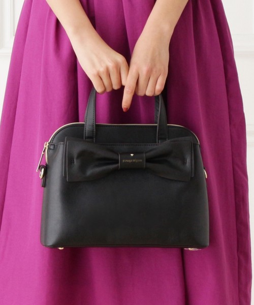 Passage Mignon Flaneur パサージュミニョンフラヌール の ビッグリボンショルダーハンドバッグ ショルダーバッグ Wear