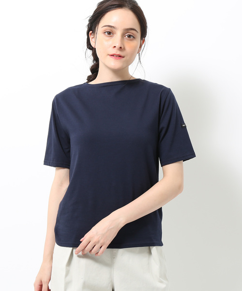 SAINT JAMES（セントジェームス）の「【SAINT JAMES】PIRIAC SOLID（Tシャツ/カットソー・レディース・ブラック/グレー/ベージュ/ブルー系その他2/ピンク/ホワイト/ネイビー/レッド・FREE/L/M/S/X-LARGE/X-SMALL）」の6枚目の写真