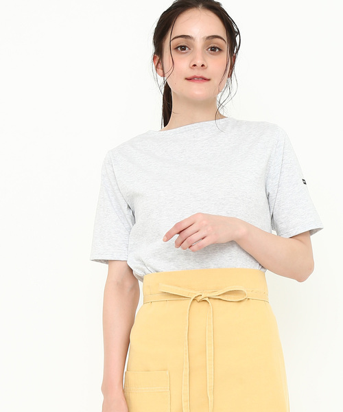 SAINT JAMES（セントジェームス）の「【SAINT JAMES】PIRIAC SOLID（Tシャツ/カットソー・レディース・ブラック/グレー/ベージュ/ブルー系その他2/ピンク/ホワイト/ネイビー/レッド・FREE/L/M/S/X-LARGE/X-SMALL）」の4枚目の写真