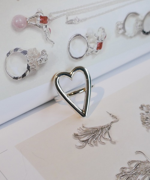 再入荷】SILVER925シルバーハートリング/モチーフ（リング）｜e.m.