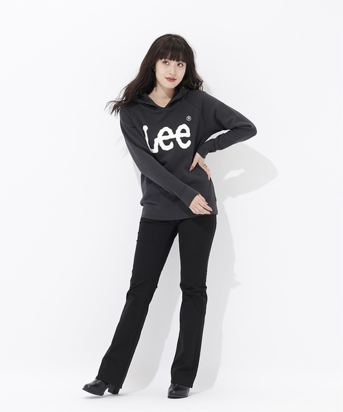 Lee（リー）の「【Lee】ロゴスウェットパーカー（スウェット・レディース・ブラック/パープル/グレー/オフホワイト/ピンク/ワイン/ネイビー・M/L）」の13枚目の写真