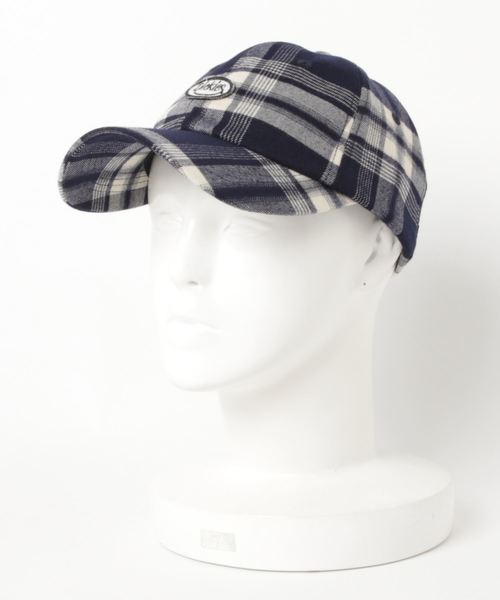 Dickies（ディッキーズ）の「Dickies ディッキーズ チェックワッペンキャップ（キャップ・レディース・ブラック/ベージュ/レッド/グリーン・FREE）」の6枚目の写真