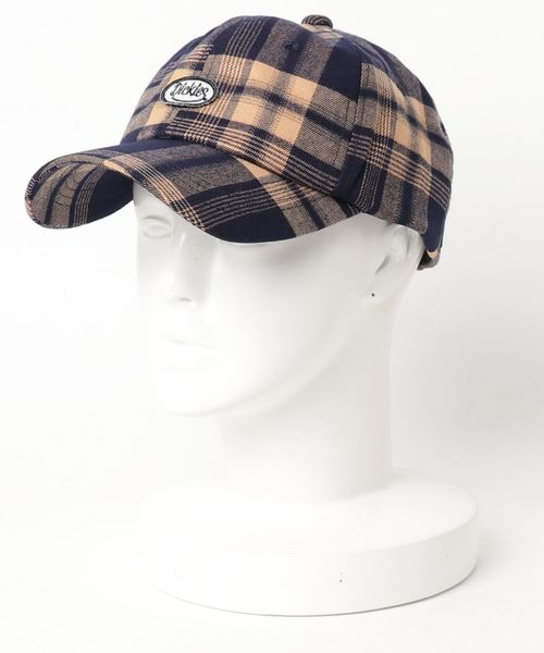 Dickies（ディッキーズ）の「Dickies ディッキーズ チェックワッペンキャップ（キャップ・レディース・ブラック/ベージュ/レッド/グリーン・FREE）」の8枚目の写真