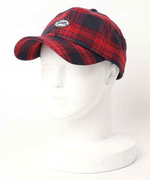 Dickies（ディッキーズ）の「Dickies ディッキーズ チェックワッペンキャップ（キャップ・レディース・ブラック/ベージュ/レッド/グリーン・FREE）」の7枚目の写真