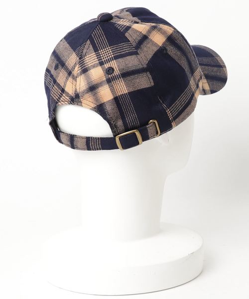 Dickies（ディッキーズ）の「Dickies ディッキーズ チェックワッペンキャップ（キャップ・レディース・ブラック/ベージュ/レッド/グリーン・FREE）」の5枚目の写真