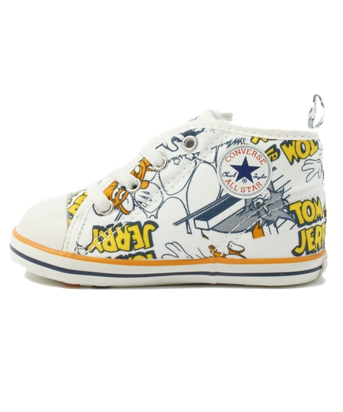 CONVERSE（コンバース）の「BABY ALL STAR TJ RZ/ベビー オールスター TJ RZ（スニーカー・キッズ・ホワイト・12cm/12.5cm/13cm/13.5㎝/14cm/14.5㎝/15cm）」の2枚目の写真