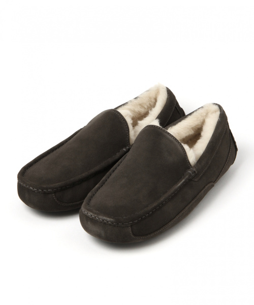 UGG（アグ）の「UGG/アグ　ASCOT（モカシン/デッキシューズ・メンズ・ベージュ/チャコール・SMALL/MEDIUM/LARGE）」の17枚目の写真