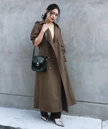 Ameri | VARIOUS BACK PLEATS TRENCH(トレンチコート)