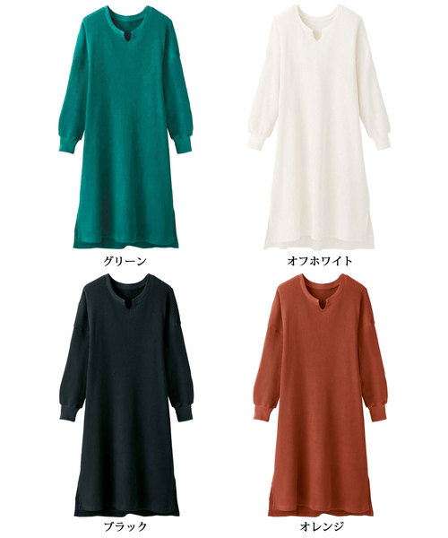 GeeRA(ジーラ)の「サーマルキーネックワンピース(ワンピース・レディース・グリーン/ブラック/オレンジ/オフホワイト・MEDIUM/X-LARGE/SMALL/LARGE)」の11枚目の写真