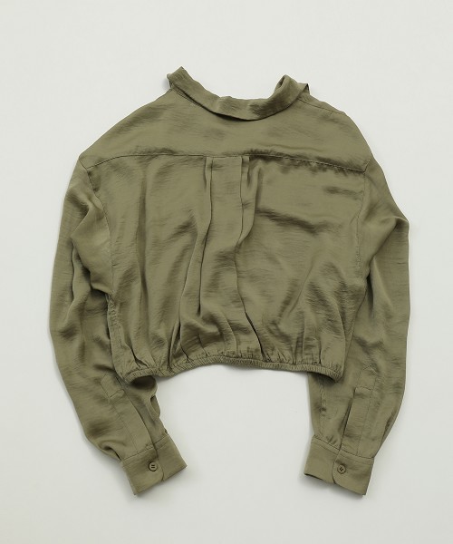 TODAYFUL（トゥデイフル）の「Vintageクロップドシャツ（シャツ
