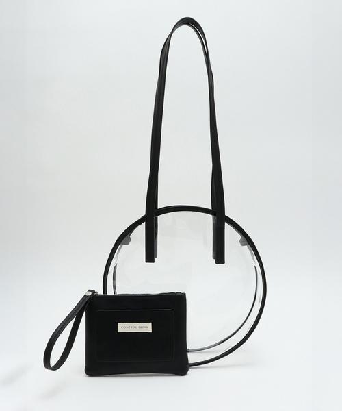 CONTROL FREAK / CTFK（コントロールフリーク）の「コントロールフリーク サークルクリアバッグ（ショルダーバッグ・レディース・ブラック/ブラウン/その他2・ONESIZE）」の3枚目の写真
