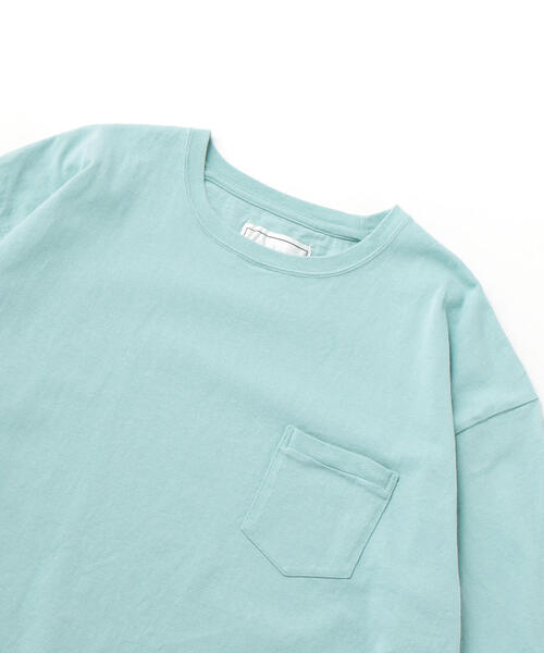 UNITED ARROWS & SONS（ユナイテッドアローズアンドサンズ）の「UNITED ARROWS & SONS（ユナイテッドアローズ＆サンズ）PLAIN POCKET BIG_TEE◆（Tシャツ/カットソー・メンズ・ブラック/ターコイズブルー/ホワイト・MEDIUM/SMALL/LARGE）」の5枚目の写真