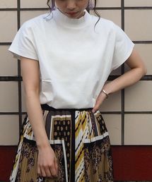 tiptop | モックネックラウンドヘムプルオーバー(Tシャツ/カットソー)