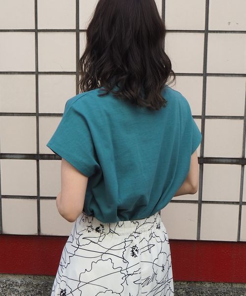 tiptop（ティップトップ）の「モックネックラウンドヘムプルオーバー【ZOZOTOWN限定アイテム】（Tシャツ/カットソー・レディース・ブラック/ベージュ/オフホワイト/グリーン/A・FREE）」の17枚目の写真