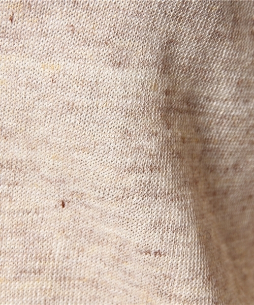 goa（ゴア）の「Linen ｸﾙｰﾌﾟﾙｵｰﾊﾞｰ（Tシャツ/カットソー・レディース・ベージュ/ナチュラル/インディゴブルー/モカ・FREE）」の10枚目の写真