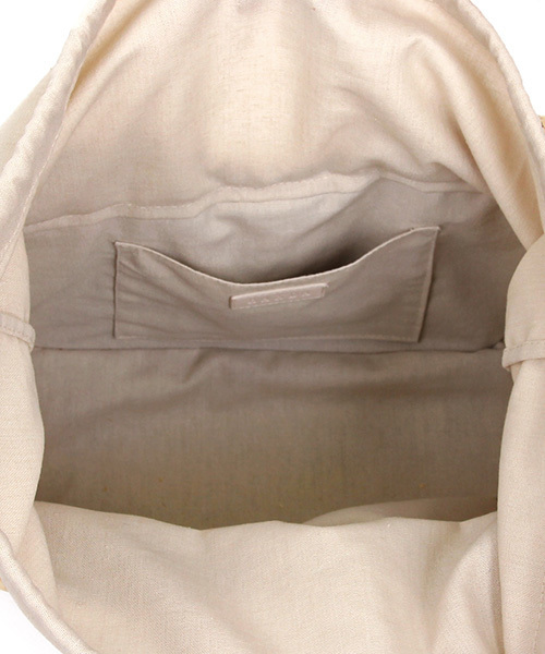 RANDA（ランダ）の「マーブルハンドルカゴバッグ（かごバッグ・レディース・ベージュ/ブラウン・FREE）」の8枚目の写真