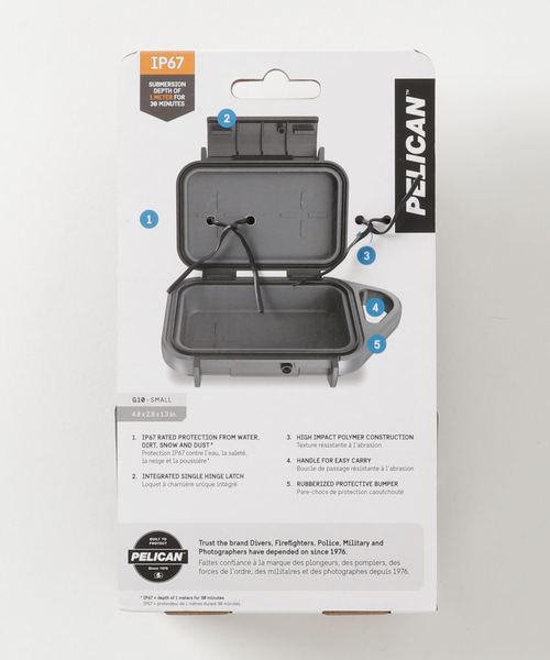 G10 Personal Utility Go Case 青 [並行輸入品] PELICAN / G10 Personal Utility Go Case 防水ガジェットケース