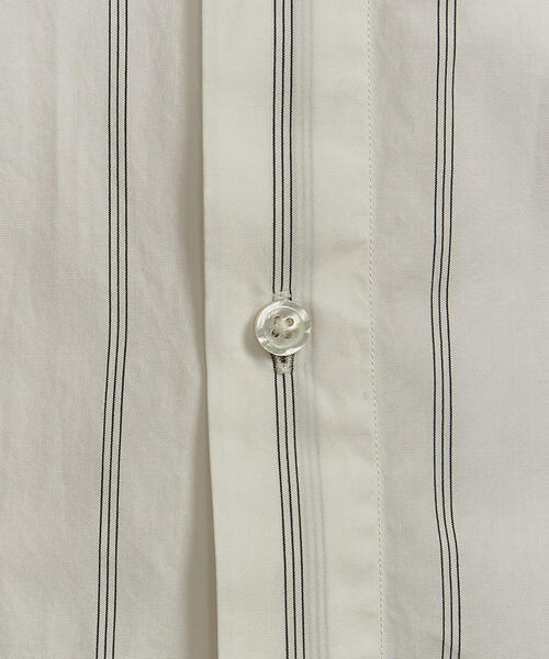 BEAUTY&YOUTH UNITED ARROWS（ビューティーアンドユースユナイテッドアローズ）の「BY 100/2 ブルーストライプ バンドカラー シャツ（シャツ/ブラウス・メンズ・ライトブルー/ホワイト/ネイビー・XL/L/S/M）」の12枚目の写真