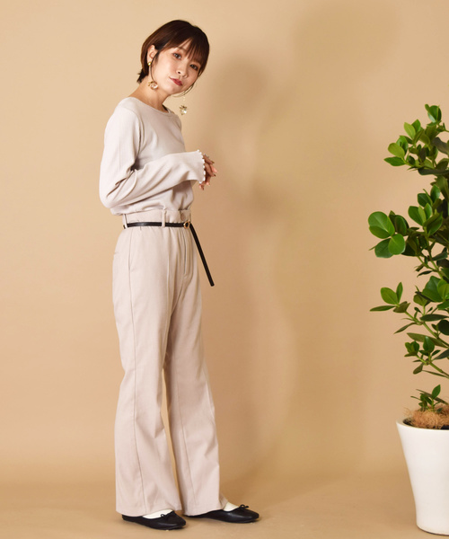 w closet（ダブルクローゼット）の「オフショルダーメロウプルオーバー（Tシャツ/カットソー・レディース・ブラック/ベージュ/スモークグレー・FREE）」の10枚目の写真