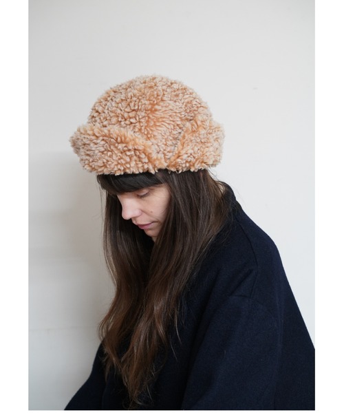 Nine Tailor(ナインテイラー)の「(限定) Nine Tailor Mischos Cap (N-374CA)(ハット・メンズ・キャメル/アイボリー/グレー/モカ・FREE)」の4枚目の写真