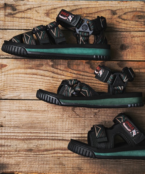 SHAKA（シャカ）の「NEO CLIMBING（サンダル・レディース・ブラック/グレー/ブラック×ホワイト/ブラウン系その他/オリーブドラブ/オレンジ系その他/ブラウン系その他2/レオパード/イエロー系その他/パープル系その他/その他/アーミー/ブラック系その他/キナリ/ベージュ系その他/モカ・11/4/6/8/10/9/5/7/22/26/27/25/28/29/24/23）」の20枚目の写真