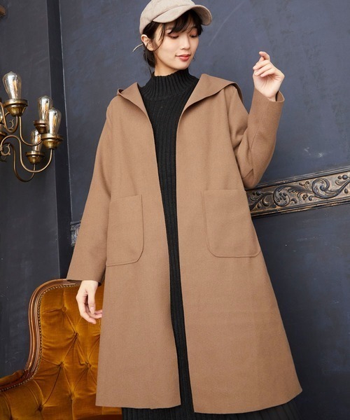 割引購入即納 一番人気物 カーディガン トップスフード付きベーシックコーディガン