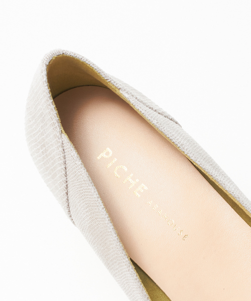 PICHE ABAHOUSE（ピシェ アバハウス）の「メタルヒールフラットパンプス（パンプス・レディース・ブラック/パープル/グレー/シルバー・40/38/39/35/36/37/34）」の22枚目の写真