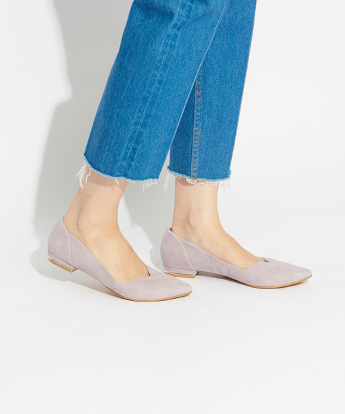 PICHE ABAHOUSE（ピシェ アバハウス）の「メタルヒールフラットパンプス（パンプス・レディース・ブラック/パープル/グレー/シルバー・40/38/39/35/36/37/34）」の15枚目の写真