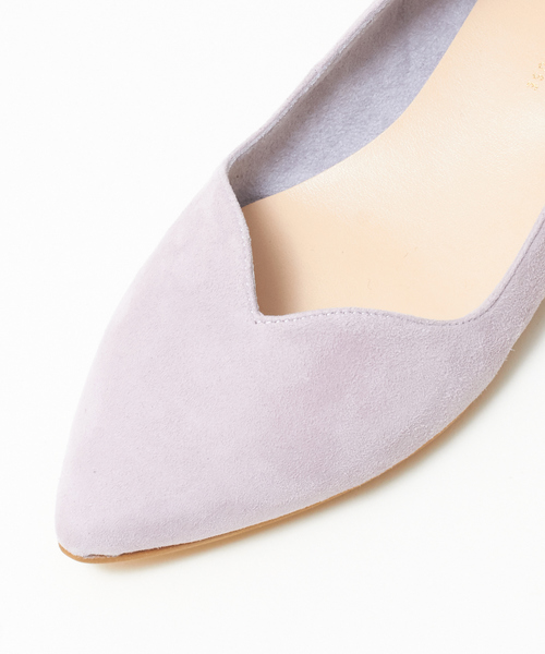 PICHE ABAHOUSE（ピシェ アバハウス）の「メタルヒールフラットパンプス（パンプス・レディース・ブラック/パープル/グレー/シルバー・40/38/39/35/36/37/34）」の11枚目の写真