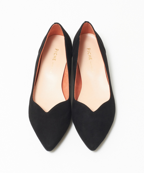 PICHE ABAHOUSE（ピシェ アバハウス）の「メタルヒールフラットパンプス（パンプス・レディース・ブラック/パープル/グレー/シルバー・40/38/39/35/36/37/34）」の8枚目の写真