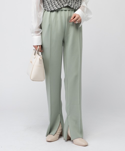 mystic(ミスティック)の「モダールピンタックイージーパンツ(その他パンツ・レディース・ブラック/グレー/グリーン・1/2)」の3枚目の写真