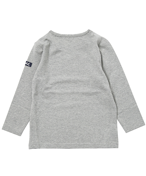 X-girl Stages（エックスガールステージス）の「SOLID L/S TOP （4T～7T）（Tシャツ/カットソー・キッズ・ブラック/アッシュ/ピンク・4T/5T/6T/7T）」の4枚目の写真