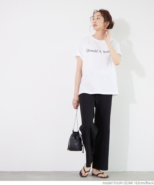 coca(coca)(コカ)の「サマーニットワイドパンツ(その他パンツ・レディース・グレー/ブラック・ONE SIZE)」の13枚目の写真