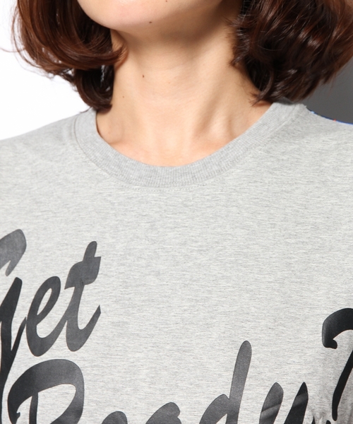 DANCE LB-03（ダンス エルビー・ゼロスリー）の「CHECK　NUMBER　TEE（Tシャツ/カットソー・レディース・グレー系/ブラック系・FREE）」の5枚目の写真