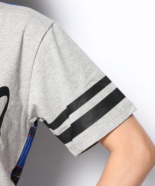 DANCE LB-03（ダンス エルビー・ゼロスリー）の「CHECK　NUMBER　TEE（Tシャツ/カットソー・レディース・グレー系/ブラック系・FREE）」の6枚目の写真