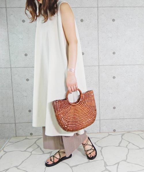 minia(ミニア)の「コードデザインの編み上げゴムスポーツサンダル/フラットサンダル □(サンダル・レディース・ブラック/ブラウン/グレー/カーキ・LL/S/M/L)」の14枚目の写真