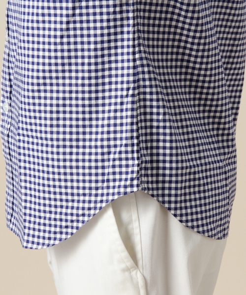BEAUTY&YOUTH UNITED ARROWS（ビューティーアンドユースユナイテッドアローズ）の「BY オックス ギンガムチェック ボタンダウン シャツ§◆（シャツ/ブラウス・メンズ・ブラック/ブラウン/ロイヤルブルー・X-LARGE/SMALL/LARGE/X-SMALL/MEDIUM）」の7枚目の写真
