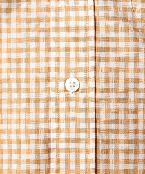 BEAUTY&YOUTH UNITED ARROWS（ビューティーアンドユースユナイテッドアローズ）の「BY オックス ギンガムチェック ボタンダウン シャツ§◆（シャツ/ブラウス・メンズ・ブラック/ブラウン/ロイヤルブルー・X-LARGE/SMALL/LARGE/X-SMALL/MEDIUM）」の9枚目の写真