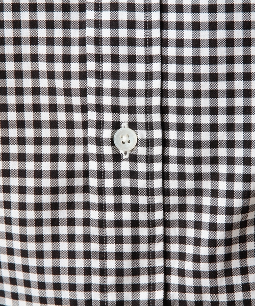 BEAUTY&YOUTH UNITED ARROWS（ビューティーアンドユースユナイテッドアローズ）の「BY オックス ギンガムチェック ボタンダウン シャツ§◆（シャツ/ブラウス・メンズ・ブラック/ブラウン/ロイヤルブルー・X-LARGE/SMALL/LARGE/X-SMALL/MEDIUM）」の10枚目の写真