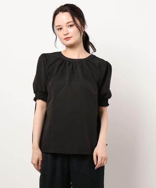 KOBE LETTUCE（コウベレタス）の「選べる4typeおうちで洗えるウォッシャブルTブラウス（シャツ/ブラウス・レディース・ブルー系その他2/ブルー系その他3/ホワイト系その他2/ブルー系その他4/ブルー系その他/ピンク系その他3/グリーン系その他3/グレー系その他2/ピンク系その他/オフホワイト/グリーン系その他2/ホワイト系その他/ピンク系その他2/ブラック系その他2/ライトグレー/ブラック/ブラック系その他/ブルー/ネイビー/グリーン系その他/グレー系その他/オレンジ系その他2/オレンジ系その他/オレンジ/ミント/ブラウン系その他/グリーン系その他5/ブルー系その他5/ブラウン系その他2/グリーン系その他4/ピンク/ブルー系その他7/モカ/ブルー系その他6/ピンク系その他4/ピンク系その他5/ホワイト系その他3/その他1/ピンク系その他6/ブラウン系その他3/その他/ブラック系その他3/グリーン系その他6・2/3/1/4）」の10枚目の写真