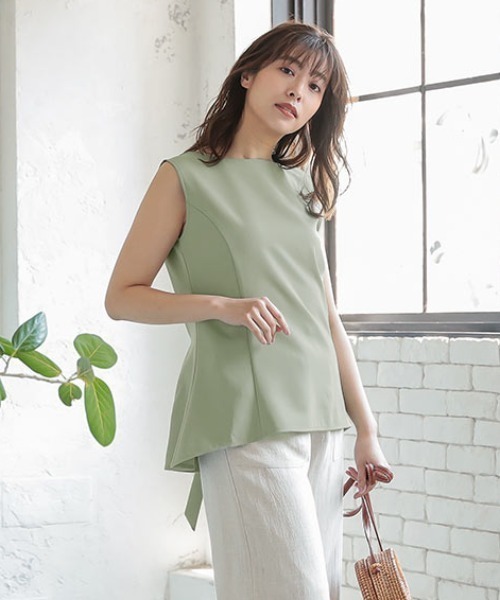 KOBE LETTUCE（コウベレタス）の「選べる4typeおうちで洗えるウォッシャブルTブラウス（シャツ/ブラウス・レディース・ブルー系その他2/ブルー系その他3/ホワイト系その他2/ブルー系その他4/ブルー系その他/ピンク系その他3/グリーン系その他3/グレー系その他2/ピンク系その他/オフホワイト/グリーン系その他2/ホワイト系その他/ピンク系その他2/ブラック系その他2/ライトグレー/ブラック/ブラック系その他/ブルー/ネイビー/グリーン系その他/グレー系その他/オレンジ系その他2/オレンジ系その他/オレンジ/ミント/ブラウン系その他/グリーン系その他5/ブルー系その他5/ブラウン系その他2/グリーン系その他4/ピンク/ブルー系その他7/モカ/ブルー系その他6/ピンク系その他4/ピンク系その他5/ホワイト系その他3/その他1/ピンク系その他6/ブラウン系その他3/その他/ブラック系その他3/グリーン系その他6・2/3/1/4）」の22枚目の写真