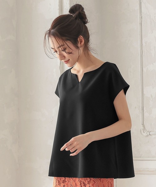 KOBE LETTUCE（コウベレタス）の「選べる4typeおうちで洗えるウォッシャブルTブラウス（シャツ/ブラウス・レディース・ブルー系その他2/ブルー系その他3/ホワイト系その他2/ブルー系その他4/ブルー系その他/ピンク系その他3/グリーン系その他3/グレー系その他2/ピンク系その他/オフホワイト/グリーン系その他2/ホワイト系その他/ピンク系その他2/ブラック系その他2/ライトグレー/ブラック/ブラック系その他/ブルー/ネイビー/グリーン系その他/グレー系その他/オレンジ系その他2/オレンジ系その他/オレンジ/ミント/ブラウン系その他/グリーン系その他5/ブルー系その他5/ブラウン系その他2/グリーン系その他4/ピンク/ブルー系その他7/モカ/ブルー系その他6/ピンク系その他4/ピンク系その他5/ホワイト系その他3/その他1/ピンク系その他6/ブラウン系その他3/その他/ブラック系その他3/グリーン系その他6・2/3/1/4）」の7枚目の写真