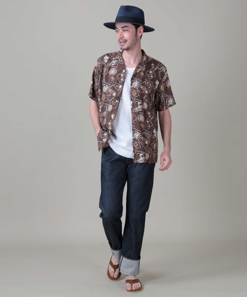 reyn spooner(レインスプーナー)の「【REYN SPOONER】クラシックアロハシャツ(シャツ/ブラウス・メンズ・ネイビー/ホワイト/イエロー/ブラウン・M/XL/L)」の22枚目の写真