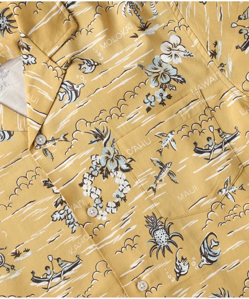 reyn spooner(レインスプーナー)の「【REYN SPOONER】クラシックアロハシャツ(シャツ/ブラウス・メンズ・ネイビー/ホワイト/イエロー/ブラウン・M/XL/L)」の16枚目の写真