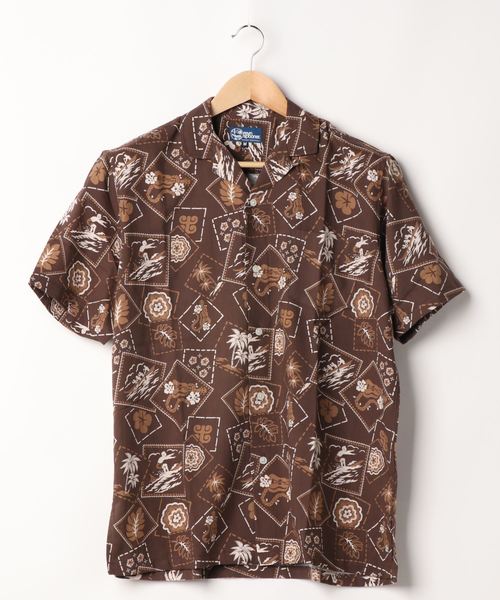 reyn spooner(レインスプーナー)の「【REYN SPOONER】クラシックアロハシャツ(シャツ/ブラウス・メンズ・ネイビー/ホワイト/イエロー/ブラウン・M/XL/L)」の9枚目の写真