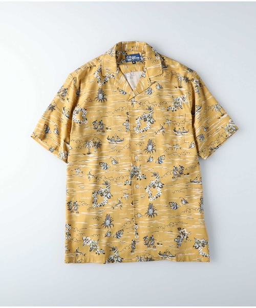 reyn spooner(レインスプーナー)の「【REYN SPOONER】クラシックアロハシャツ(シャツ/ブラウス・メンズ・ネイビー/ホワイト/イエロー/ブラウン・M/XL/L)」の6枚目の写真