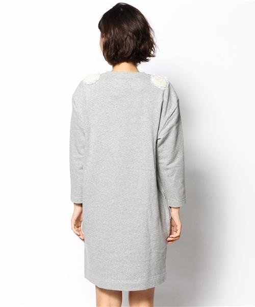 Demi-Luxe BEAMS（デミルクス ビームス）の「KAON / カタリボン スウェットワンピース（ワンピース・レディース・グレー/ブラック・ONE SIZE）」の5枚目の写真